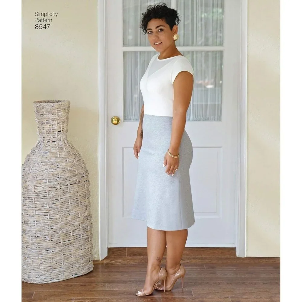 Simplicity D0885 / 8547 Misses/Miss Petite‎ Knit Dress Pattern Size 18-26 MIMI G